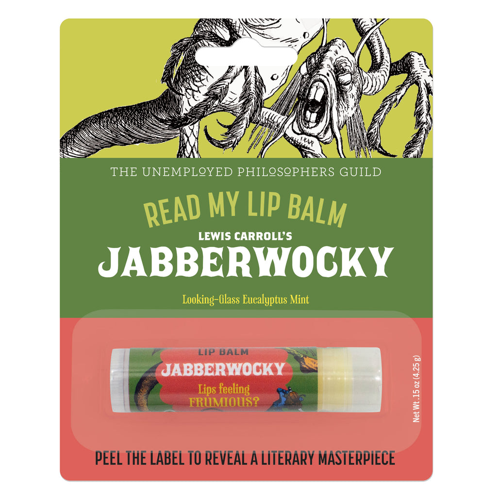 Jabberwocky Read My Lip Balm Smart and Funny Gifts by UPG The