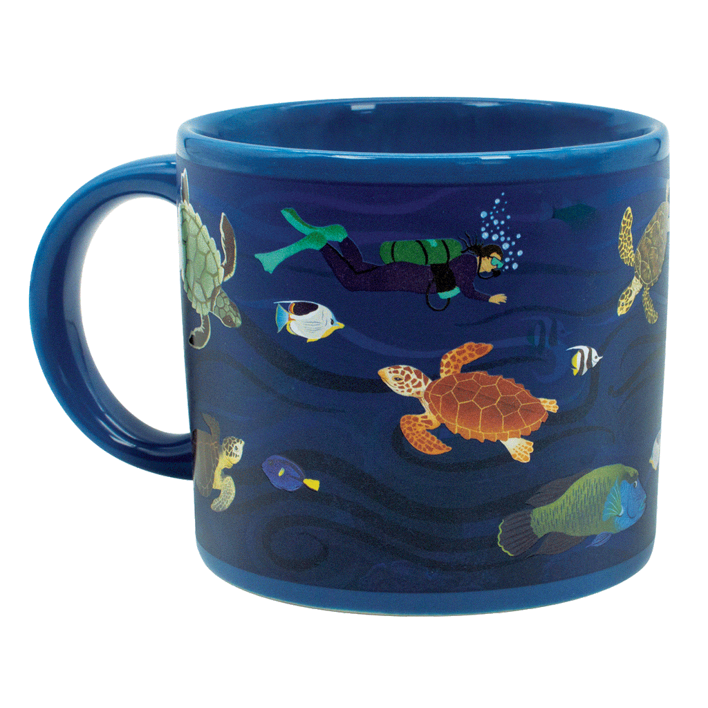 ラフアンドスウェル BLIZZARD OFF TURTLE  限定品 Turtles_mug-left-animation-