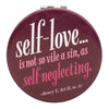 Product photo of Henry V Self-Love Compact Mirror, a novelty gift manufactured by The Unemployed Philosophers Guild.