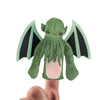 Product photo of Cthulhu Finger Puppet, a novelty gift manufactured by The Unemployed Philosophers Guild.