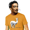 Product photo of Dalí Llama T-Shirt, a novelty gift manufactured by The Unemployed Philosophers Guild.