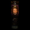 Product photo of Edgar Allan Poe Secular Saint Candle, a novelty gift manufactured by The Unemployed Philosophers Guild.