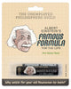 Product photo of Einstein's Famous Formula Lip Balm, a novelty gift manufactured by The Unemployed Philosophers Guild.