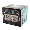 Product photo of Memento Mori Mug, a novelty gift manufactured by The Unemployed Philosophers Guild.