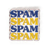 Product photo of Monty Python Spam Enamel Pin Set, a novelty gift manufactured by The Unemployed Philosophers Guild.