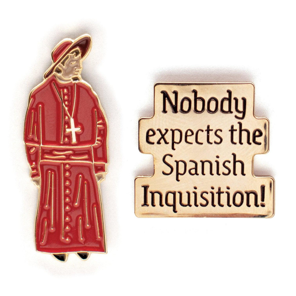 Monty Python Spanish Inquisition Enamel Pin Set | Smart and Funny