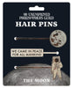 Product photo of Moon Hair Pins, a novelty gift manufactured by The Unemployed Philosophers Guild.