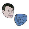 Product photo of Pablo Picasso Enamel Pin Set, a novelty gift manufactured by The Unemployed Philosophers Guild.