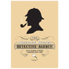 Product photo of Sherlock Holmes Notebook, a novelty gift manufactured by The Unemployed Philosophers Guild.