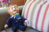 Product photo of Vincent Van Gogh Plush Doll, a novelty gift manufactured by The Unemployed Philosophers Guild.
