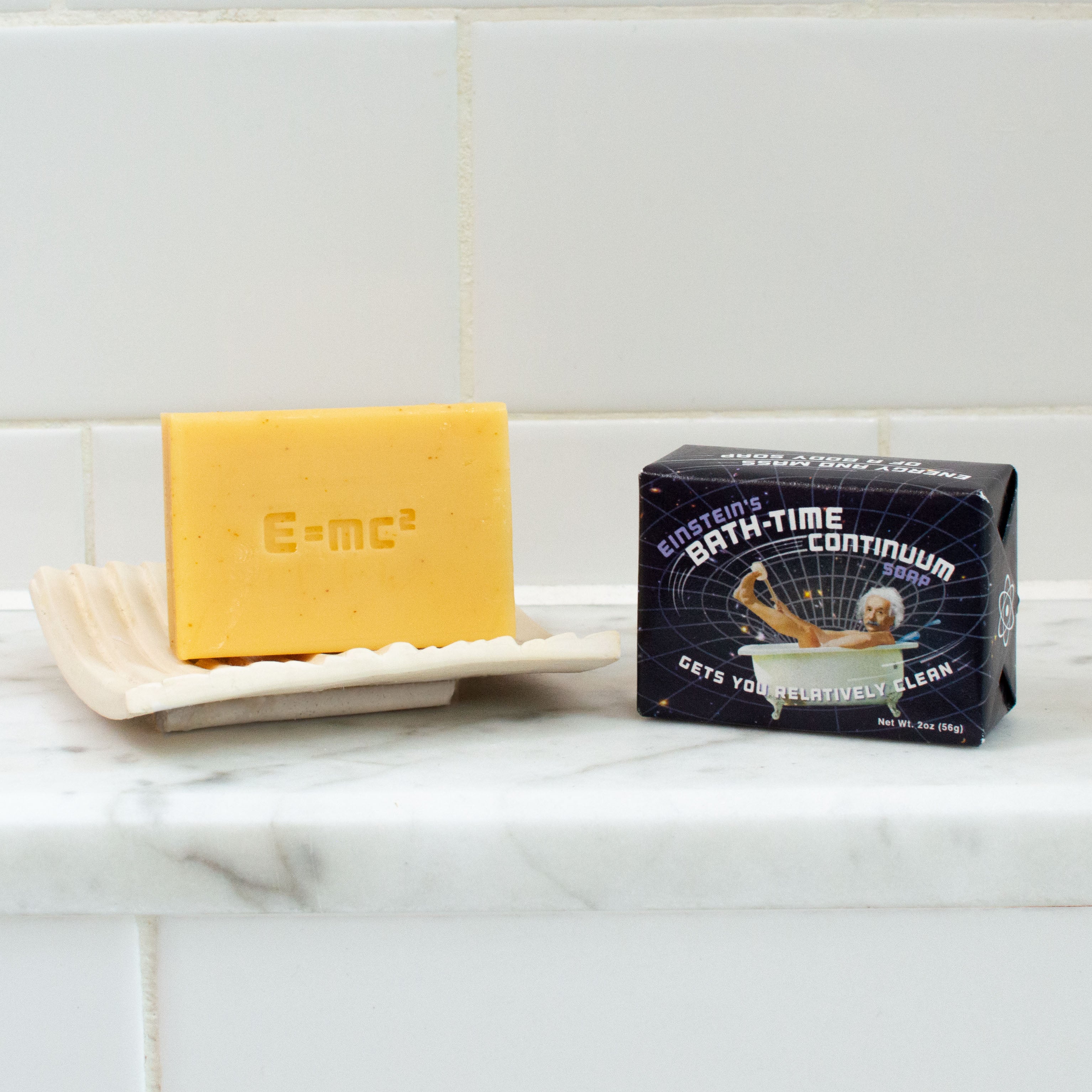 Einstein Bath-Time Continuum Soap