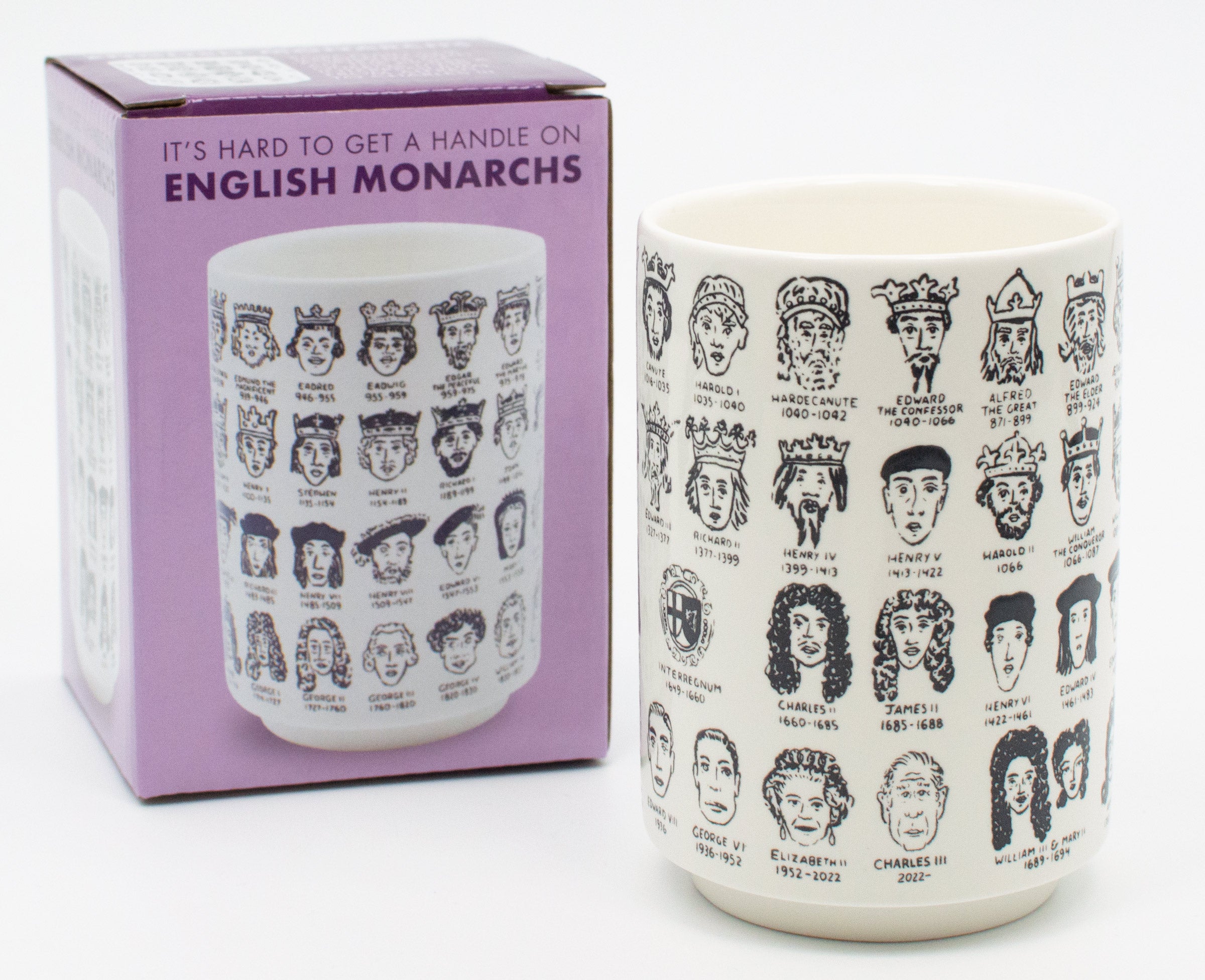 English Monarchs Cup  Smart and Funny Gifts by UPG – The Unemployed  Philosophers Guild