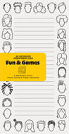 Product image of Fun & Games notepad in packaging.
