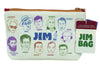 Jim bag front with tag