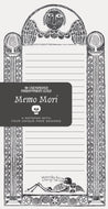 Product image of the Memo Mori notepad in packaging.