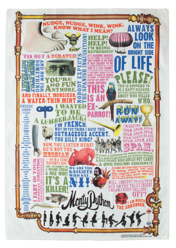 Monty Python Dish Towel – The Unemployed Philosophers Guild