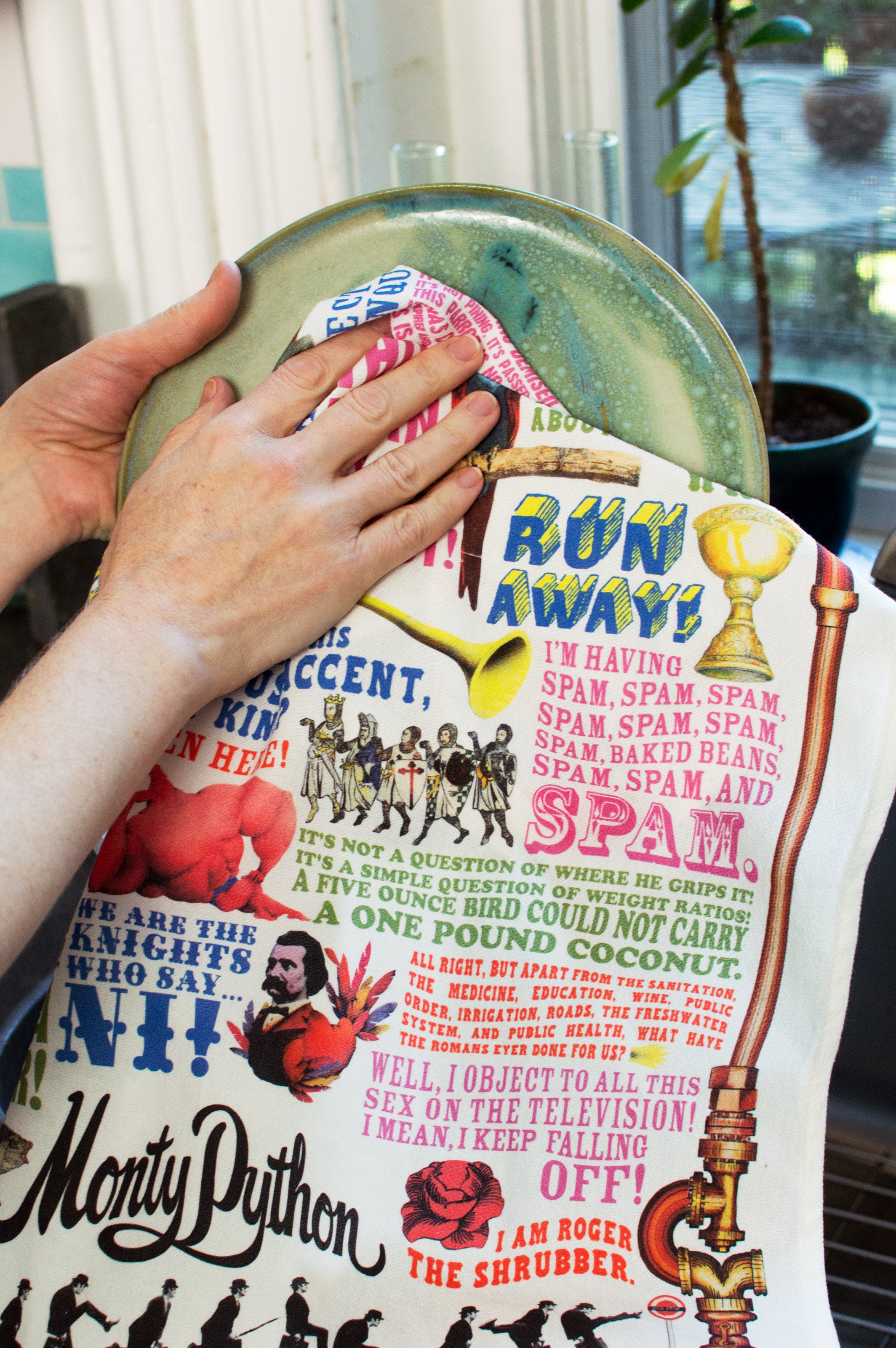 Monty Python Dish Towel – The Unemployed Philosophers Guild