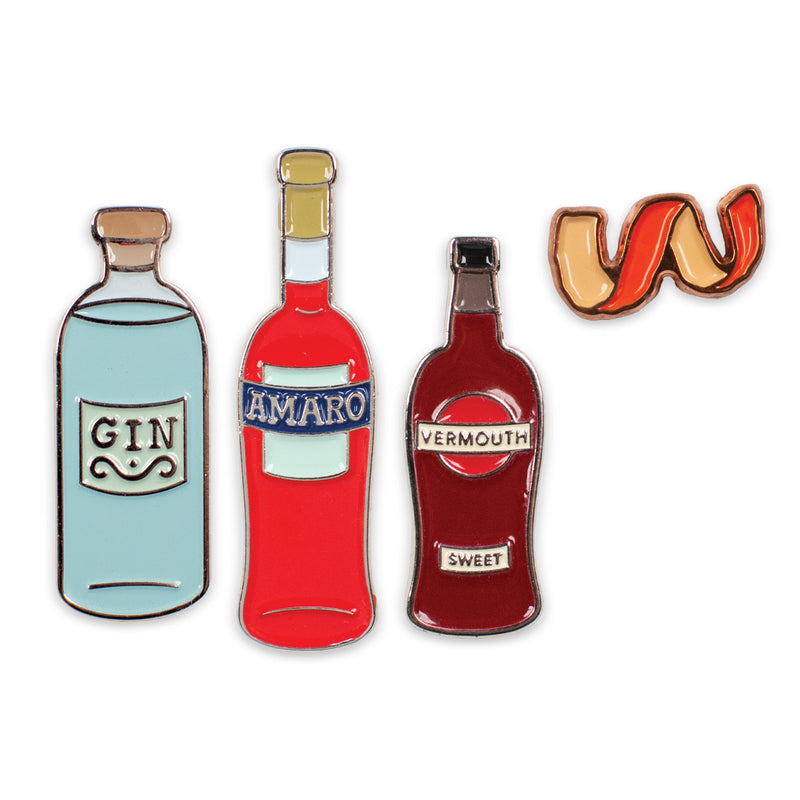Negroni Pin Set – The Unemployed Philosophers Guild