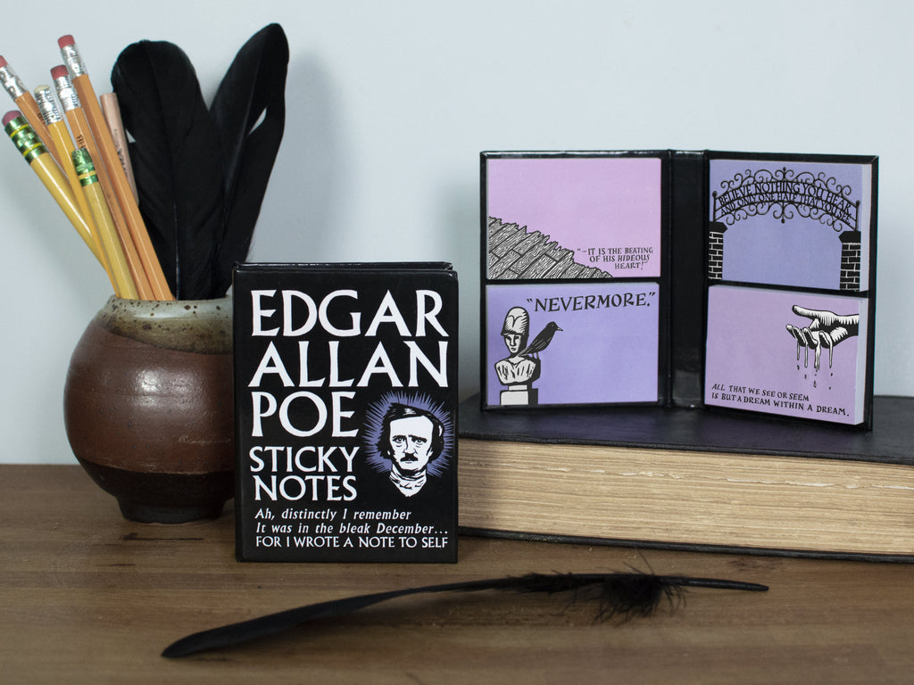 Edgar Allan Poe Sticky Notes – The Unemployed Philosophers Guild