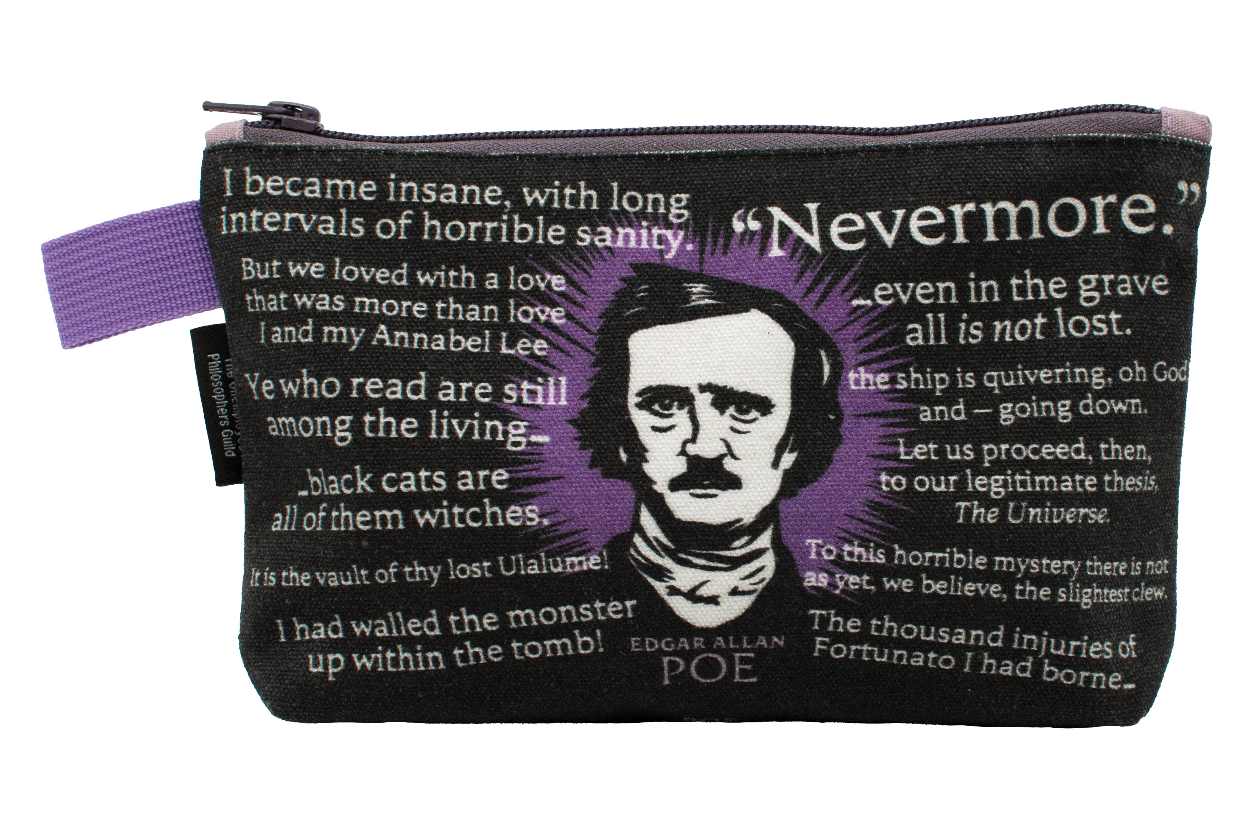 edgar allan poe mini backpack Edgar Allan Poe Bag – The Unemployed Philosophers Guild