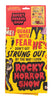 Rocky Horror Show dish towel folded and in packaging