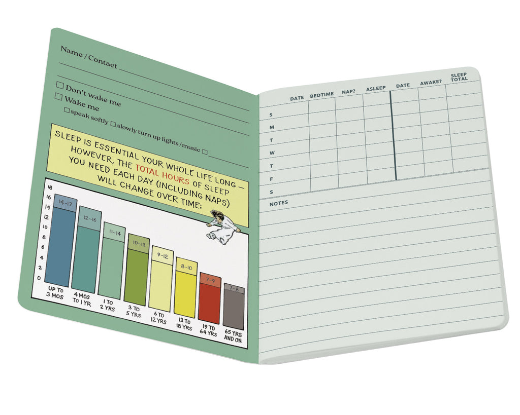 Sleep Journal Notebook – The Unemployed Philosophers Guild