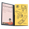 Left flap and inside cover of Star Trek Sticky Notes trifold booklet.