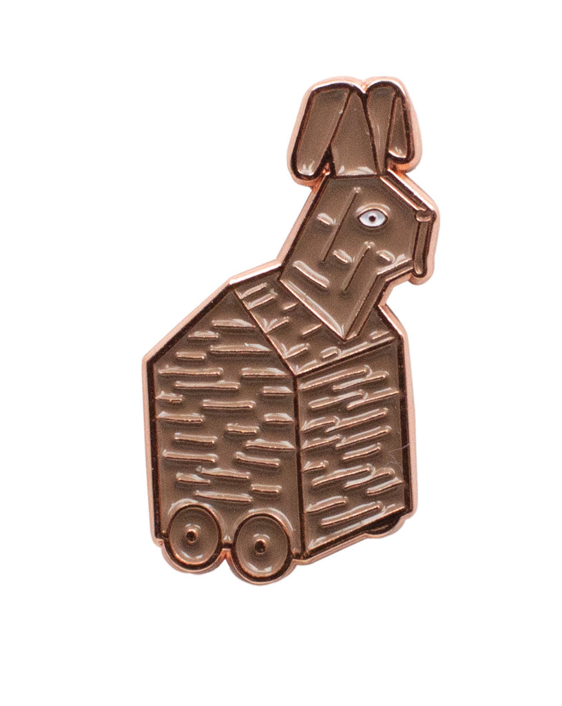 Trojan Rabbit Tower Trojan Rabbit Pin Set – The Unemployed Philosophers Guild