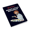 Product photo of Bob Ross Notebook, a novelty gift manufactured by The Unemployed Philosophers Guild.