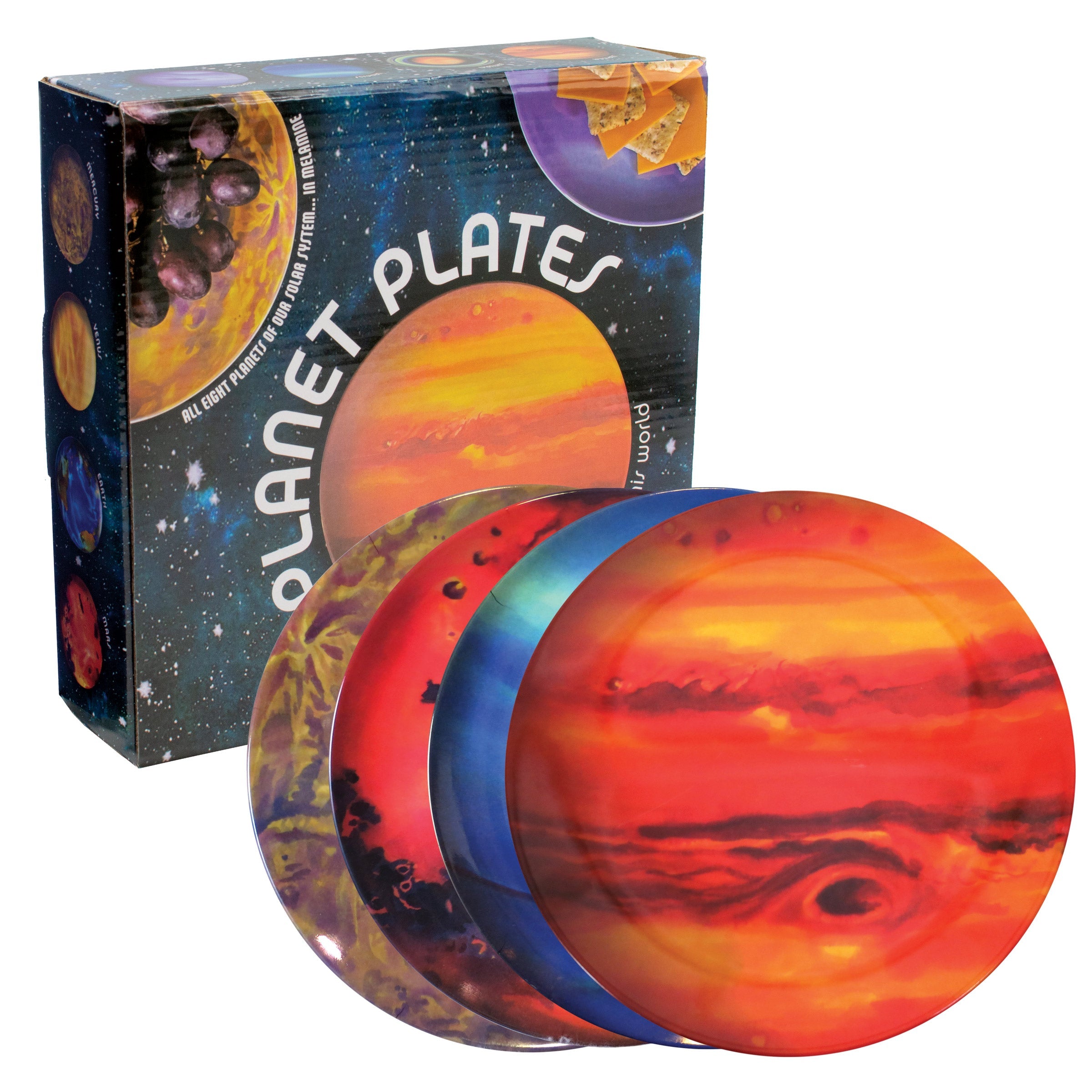 Product photo of Planet Plates, a novelty gift manufactured by The Unemployed Philosophers Guild.