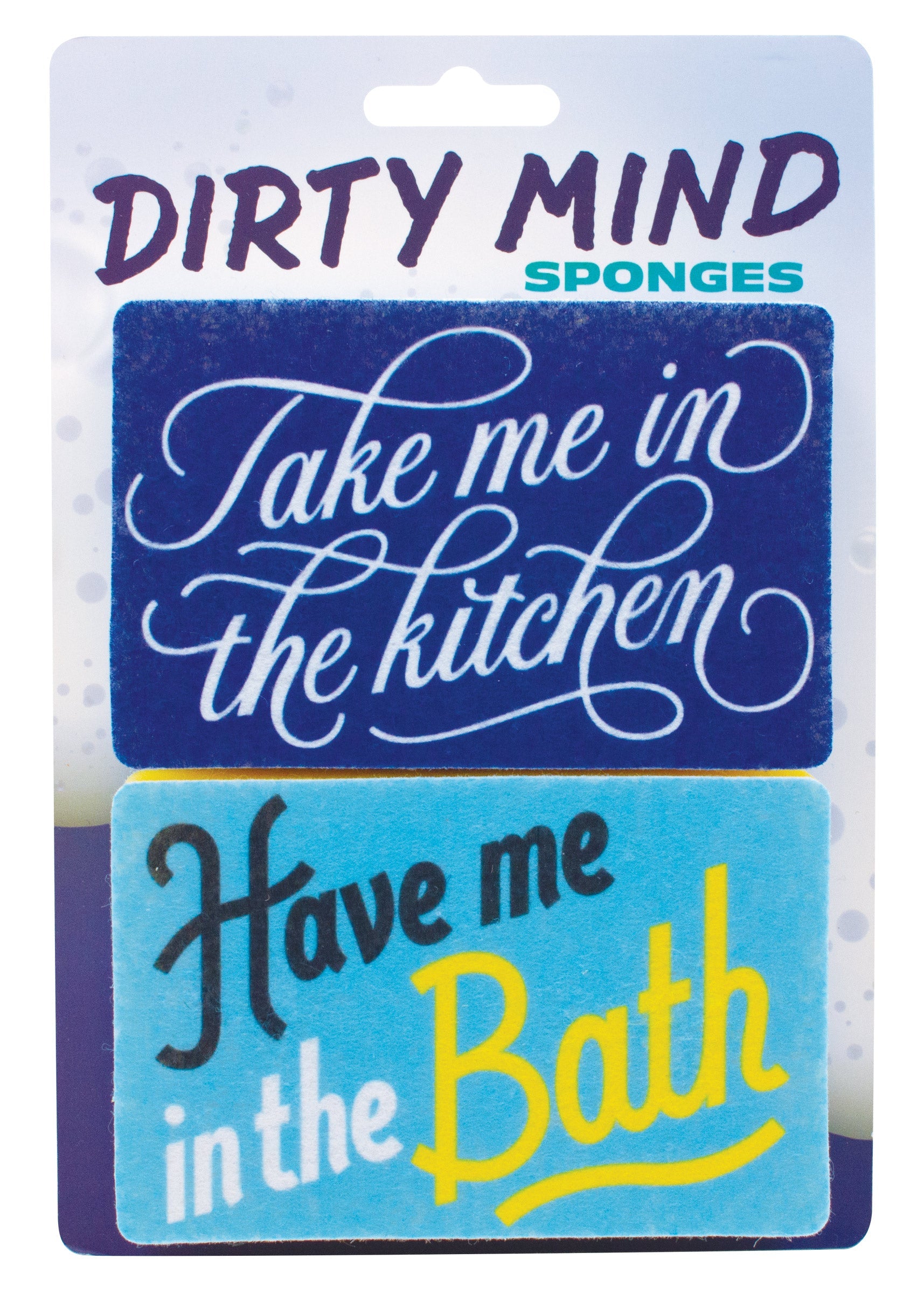 Product photo of Take Me in the Kitchen Sponge Set, a novelty gift manufactured by The Unemployed Philosophers Guild.