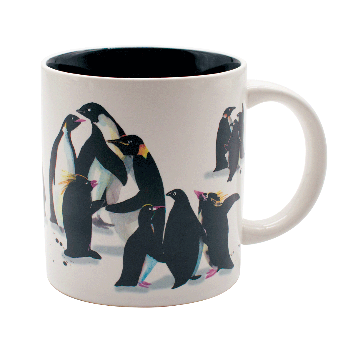 Penguin Party Heat-Changing Mug - The Unemployed Philosophers Guild