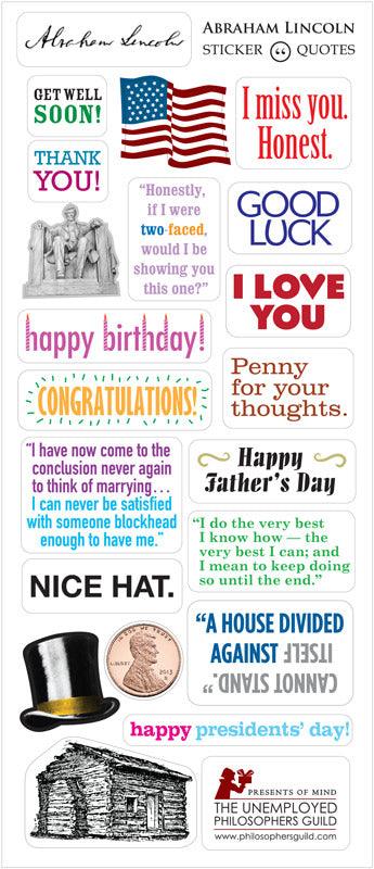 Abraham Lincoln Greeting Card
