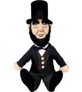 Product photo of Abraham Lincoln Plush Doll, a novelty gift manufactured by The Unemployed Philosophers Guild.