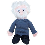 Product photo of Albert Einstein Plush Doll, a novelty gift manufactured by The Unemployed Philosophers Guild.