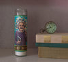 Product photo of Albert Einstein Secular Saint Candle, a novelty gift manufactured by The Unemployed Philosophers Guild.