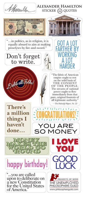 Alexander Hamilton Greeting Card  Smart and Funny Gifts by UPG – The  Unemployed Philosophers Guild