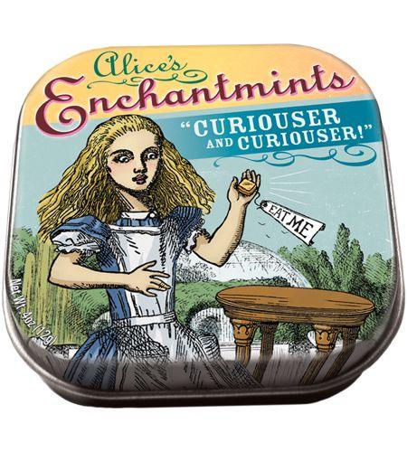 Product photo of Alice in Wonderland Enchantmints, a novelty gift manufactured by The Unemployed Philosophers Guild.