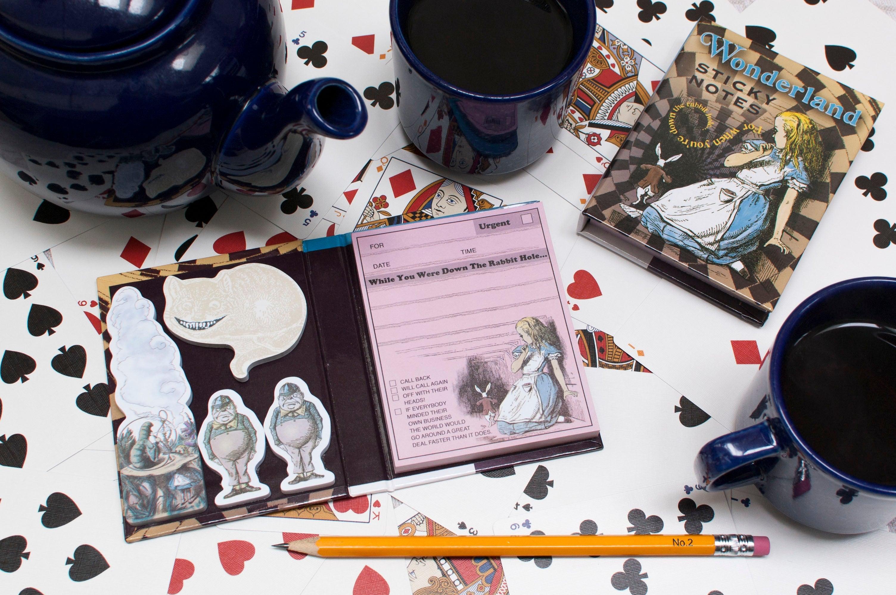 Product photo of Alice in Wonderland Notes, a novelty gift manufactured by The Unemployed Philosophers Guild.