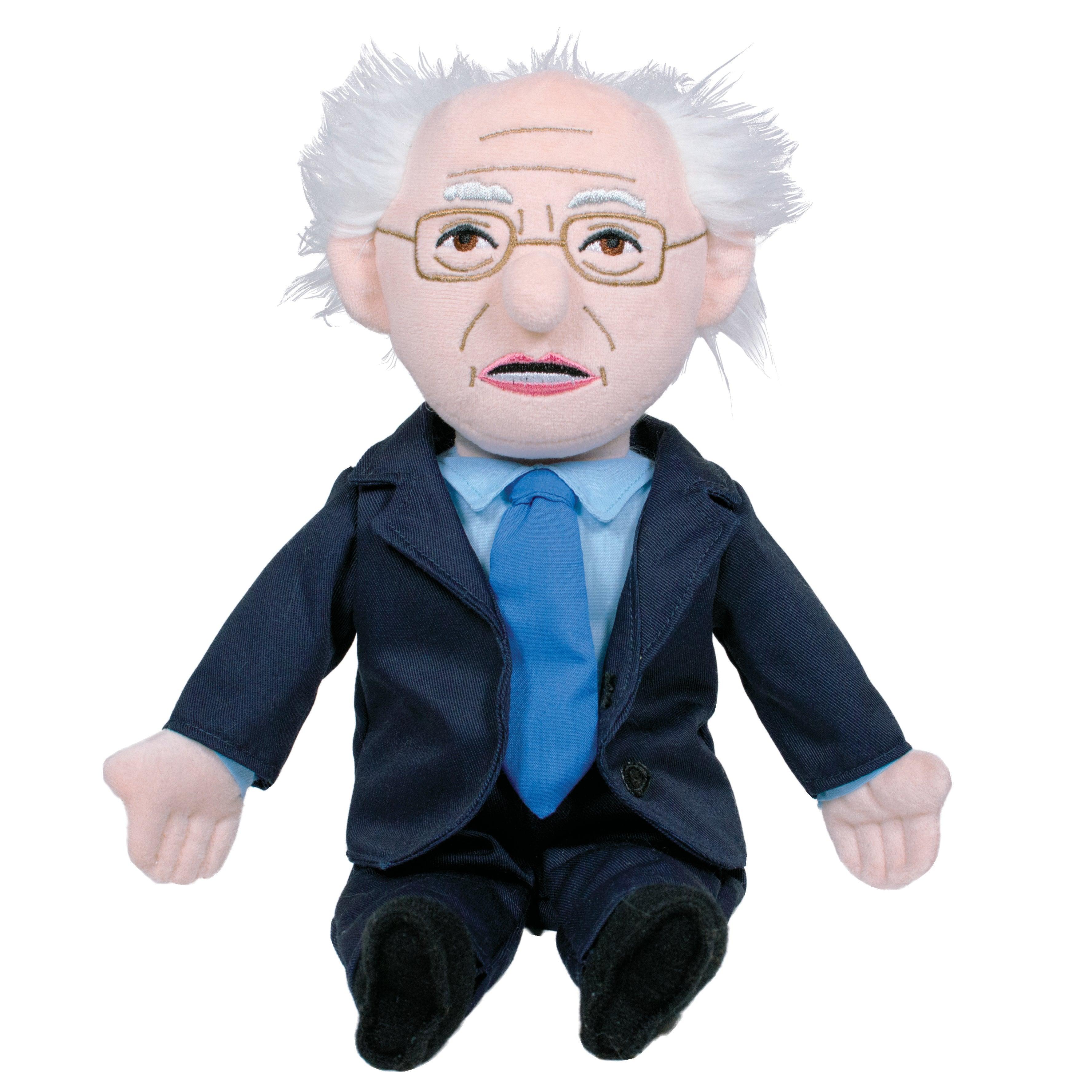 Product photo of Bernie Sanders Plush Doll, a novelty gift manufactured by The Unemployed Philosophers Guild.