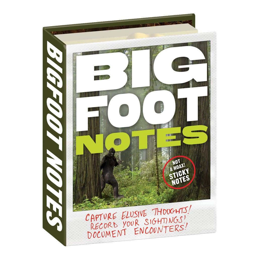 Product photo of Bigfoot Notes Sticky Notes, a novelty gift manufactured by The Unemployed Philosophers Guild.