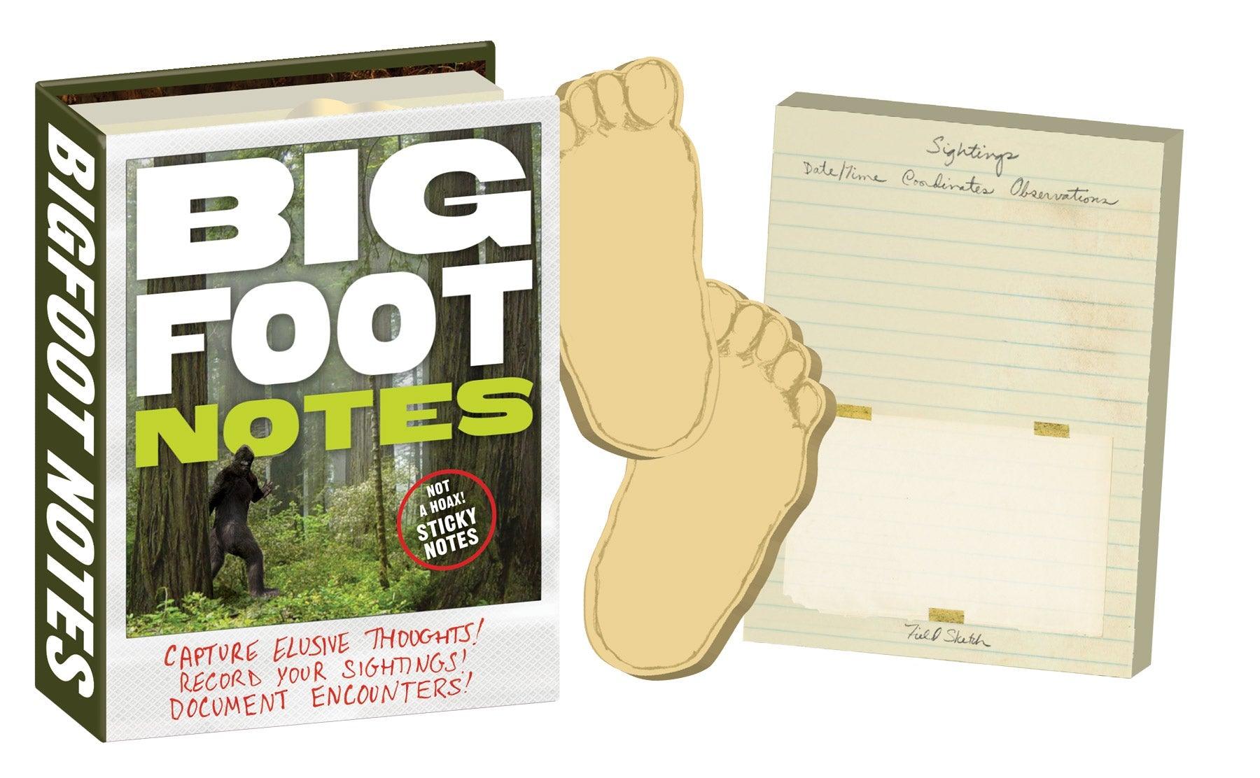 Bigfoot Notes Sticky Notes  Smart and Funny Gifts by UPG – The Unemployed  Philosophers Guild