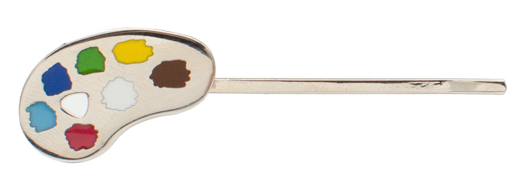Product photo of Bob Ross Hair Pins, a novelty gift manufactured by The Unemployed Philosophers Guild.