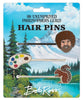 Product photo of Bob Ross Hair Pins, a novelty gift manufactured by The Unemployed Philosophers Guild.