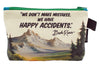 Product photo of Bob Ross Zipper Bag, a novelty gift manufactured by The Unemployed Philosophers Guild.