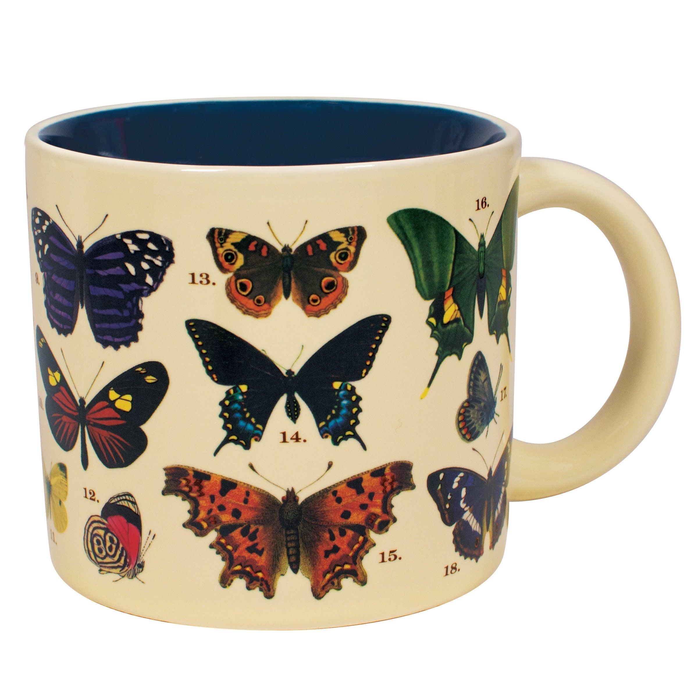Personalized Butterfly Edge to Edge Coffee Mug 15oz Unifury