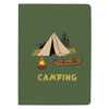 Product photo of Camping Notebook, a novelty gift manufactured by The Unemployed Philosophers Guild.