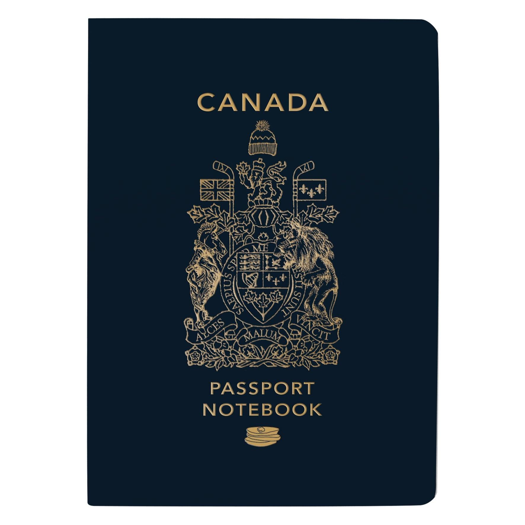 Canada Passport Notebook Smart and Funny Gifts by UPG The