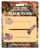 Product photo of Cephalopods Hair Pins Set, a novelty gift manufactured by The Unemployed Philosophers Guild.