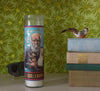 Product photo of Charles Darwin Secular Saint Candle, a novelty gift manufactured by The Unemployed Philosophers Guild.
